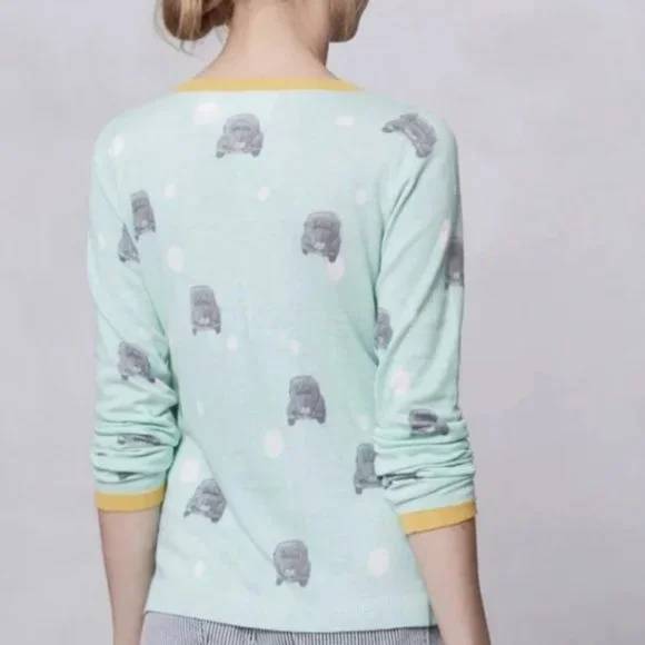 Anthro Giuliana Leila Road Rage Cardigan with cashmere szXS - Picture 3 of 12